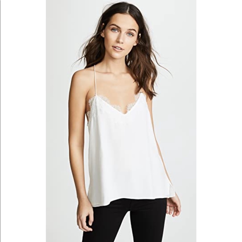 Cami NYC The Racer white silk cami size Medium